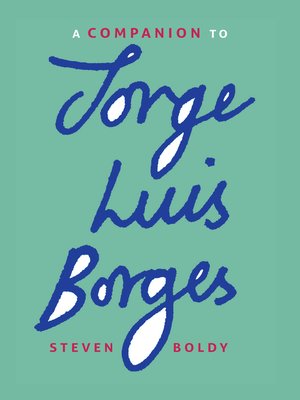 cover image of A Companion to Jorge Luis Borges